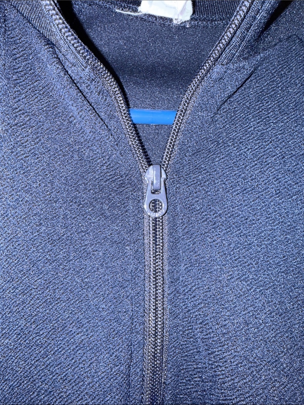 Juicy Couture Navy Crop Half-Zip with Red & White Stripe Trim - Picture 4 of 6